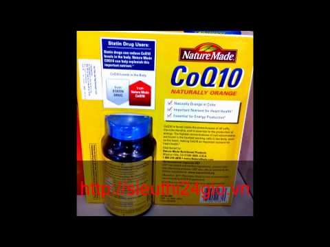 Thuốc bổ tim CoQ10 hãng Nature Made Coenzyme 200 mg 120 Tablets - sieuthi24gio.vn