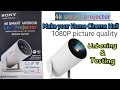 4K mini led  projector 1080p | smart android laser projector Sony | make home to cinema dolby atomos