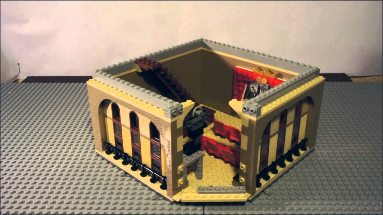 Lego palace cinema 10232 stop motion & rewiew (Лего дворец кино обзор)