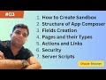 App_Composer #03-Create Sandbox and Understand Structure of Custome Object in Application Composer