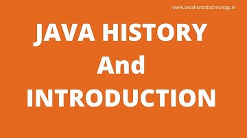 Java History and Introduction | Java Tutorial in Hindi | Part-2 | Excellence Technlogy