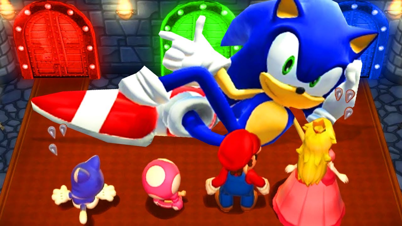 Mario Party 9 Minigames - Toad vs Toadette vs Mario vs Peach (Master CPU)