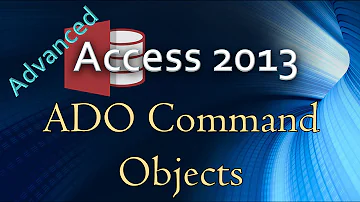 13. (Advanced Programming In Access 2013)  Using ADO Command Objects
