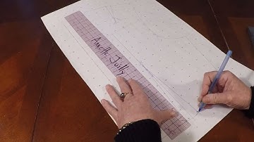 Drafting Basic Back Contour Bodice pt 1