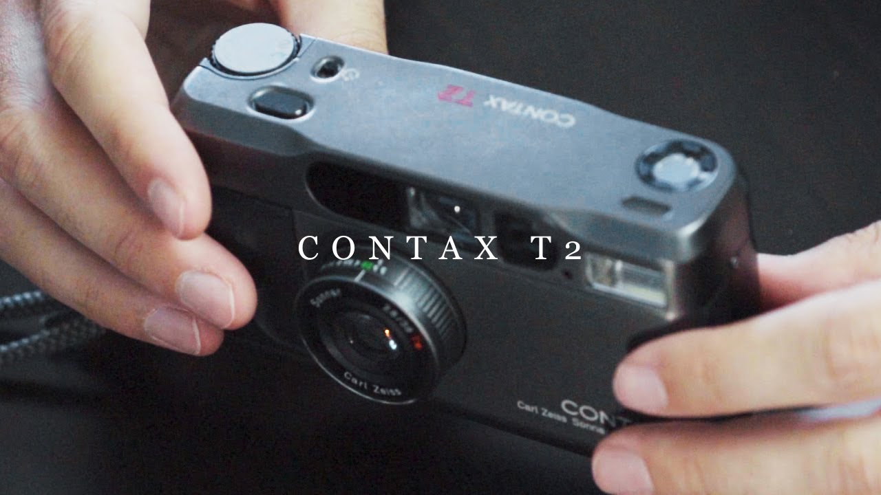 Contax Film Testé ‼【 EXC 5 Avec Bracelet】Contax T2 35mm Point & Shoot Photo de Japon 