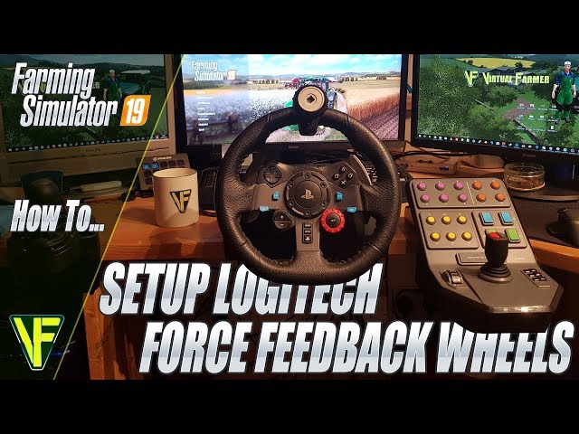 How to Setup Logitech Wheels Farming Simulator 19 -