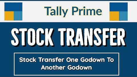 Stock Transfer One Godown To Another Godown in Tally Prime l by Suman education hub l Accounting