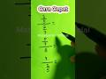 Cara cepat pembagian bilangan pecahan #math #maths #pecahan #caracepat