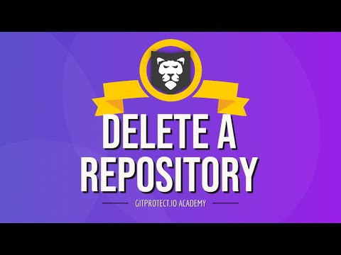 How To Delete GitHub Repository - GitProtect.io Academy