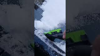 働くgt車 雪かき 氷の音