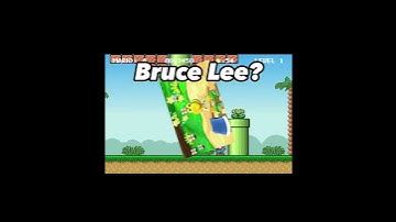 Mario Thinks He is Like Bruce Lee