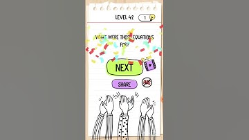 Brain Test : Tricky Puzzles | Level 42  Walkthrough Solutions | ( WITH EXPLANATIONS)