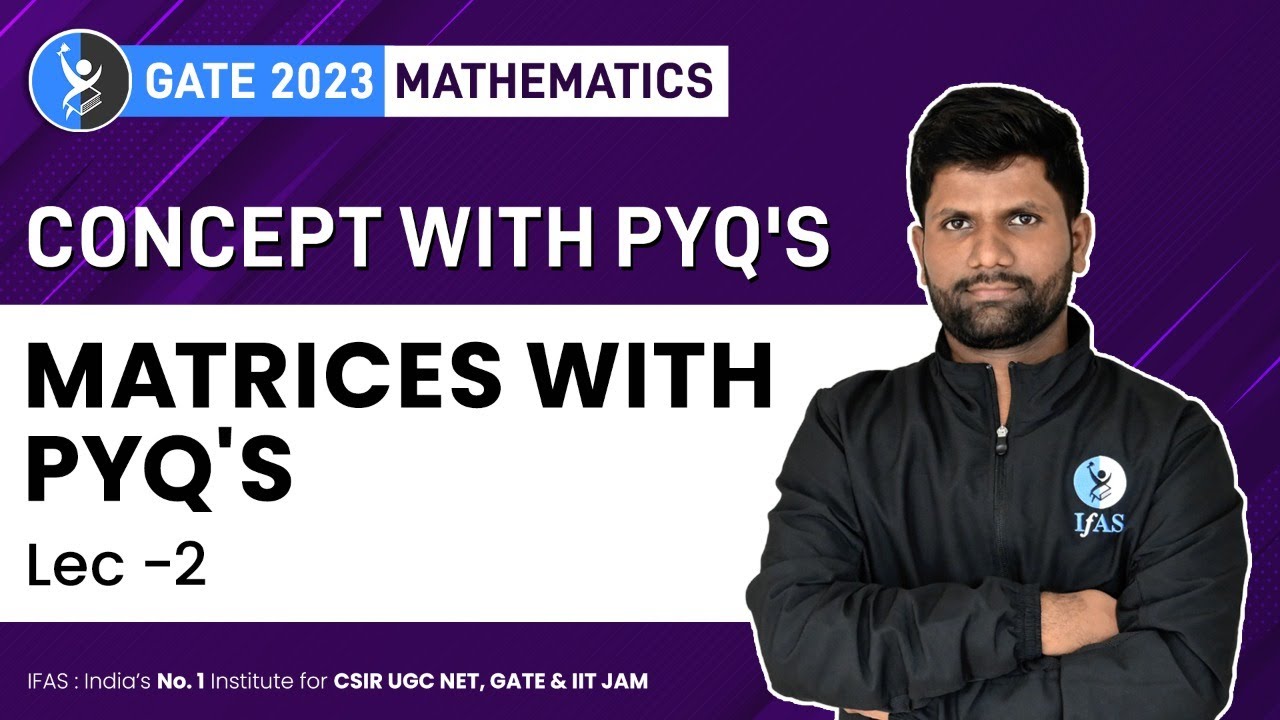 Join matrices gate pyq linear algebra gate mathematics youtube