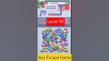 Bus Escape Traffic Jam Game Level 90 #hard #superhard #toughlevel #shorts #kidsgame #gaming 🤗