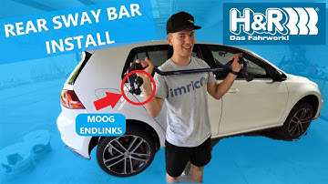 Mk7 GTI H&R 26mm Rear Sway Bar Install