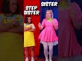 Kız Kardeş vs Üvey Kız Kardeş! #shorts #dance #trend #sister #sis #rec #joke #stepsisters