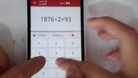 Math Tricks - Single game - To the bitter end - level 47 (Number Keyboard)