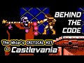 How does the critical hit with the whip work in castlevania  behind the code