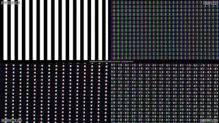 This video is showing a sample analysis using the "advanced uhd
resolution and panel test" from quality.tv we have used regular rgb
lcd (upper ri...