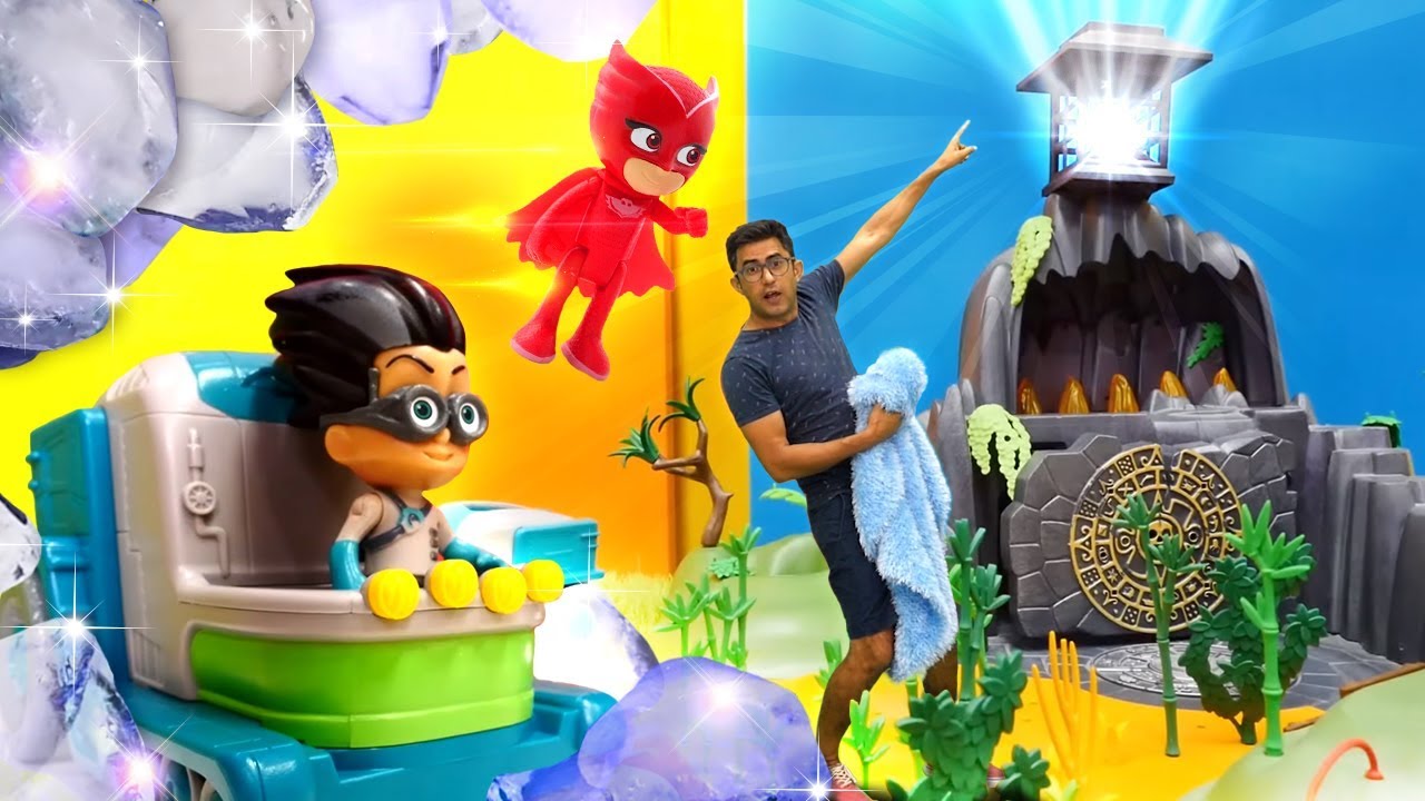 PJ Masks oyunu. Romeo’nun güneş makinesi çalışmaktadır