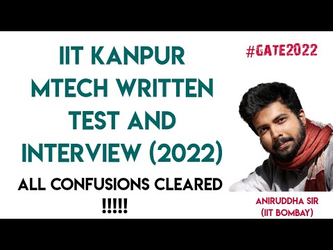 IIT M.Tech Admission (2022) / IIT Kanpur M.Tech admission 2022 / COAP 2022 #gate2022 #iit #iitkanpur