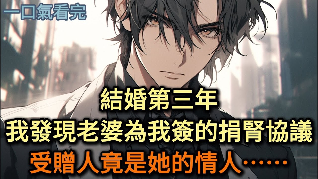 結婚第三年，我發現老婆為我簽署的捐腎協議，受贈人是她的情人……#小说 #爽文