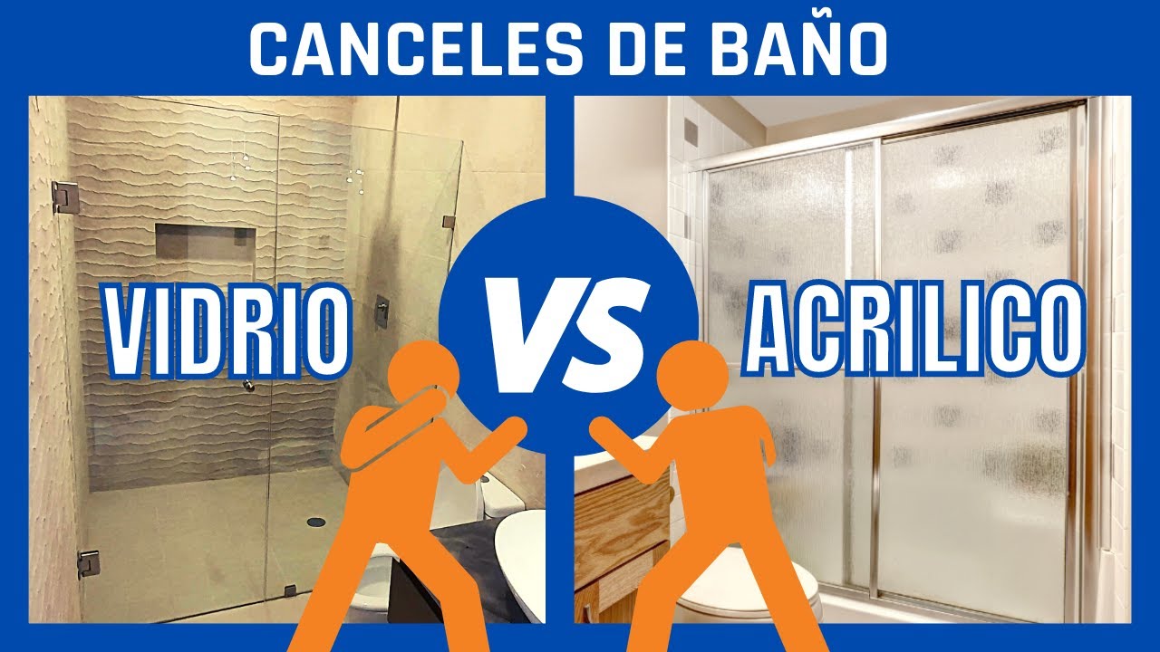 🥊💥 Canceles De Baño De Vidrio Vs Cancel Para Baño De Aluminio 💪🥊 Cual Gana?? 🏆🥇🥈