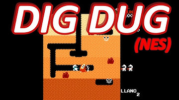 DIG DUG - NES (NO COMMENTARY) #GAMEPLAY