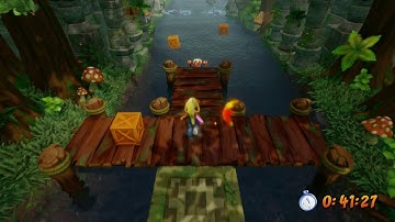 Crash Bandicoot 2 PS4 Remake 100% Walkthrough (N Sane Trilogy) - Hang Eight Time Trial - Part 4