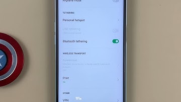How to share network connection via Bluetooth on OPPO A52 Android 11