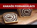 Kakaós formakalács recept videó