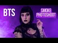 Smoke Photoshoot - Behind the scenes - get ready with me