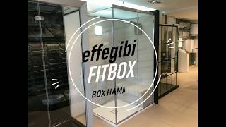 Cabina Fitbox Effegibi generador Hammam Aquasteam con Plafon Cromoterapia y Altavoz