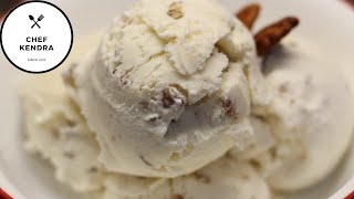 How To Make Butter Pecan Ice Cream | No Eggs