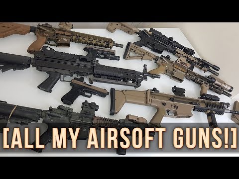 MY AIRSOFT ARMOURY! | ALL MY AIRSOFT GUNS!