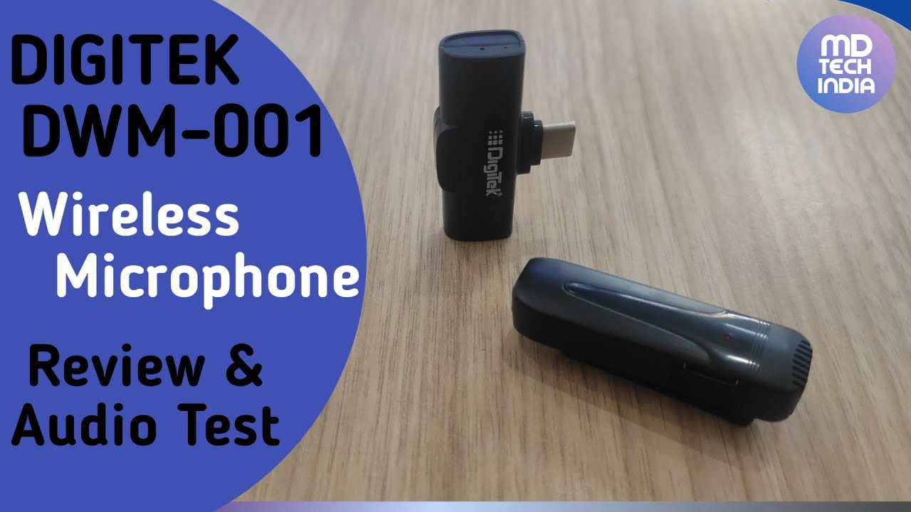 Digitek DWM001 Wireless Microphone kit Unboxing & Review Best Budget