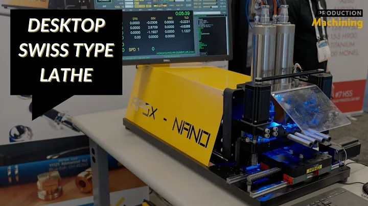 Desktop Swiss Machine - APSX Nano Swiss-Type Lathe at PMTS 2025