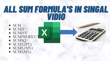 Use SUM, SUMIF, SUMSQ, SUMIFS, SUMXMY2, SUMX2PY2, SUMX2MY2, SUMPRODUCT Formula