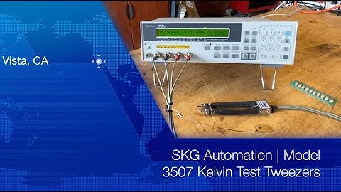 SKG Automation | Model 3507 For Testing 100 KHZ of Tantalum Chip Capacitors