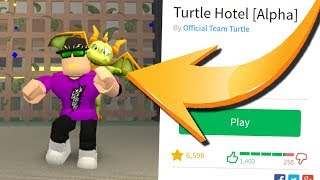 Playing My Friends Roblox Game I M In It Youtube - last update turtle hotel alpha roblox