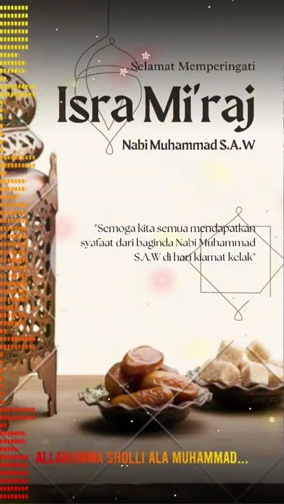 Story WA Isra Mi'raj Nabi Muhammad SAW 1443 H