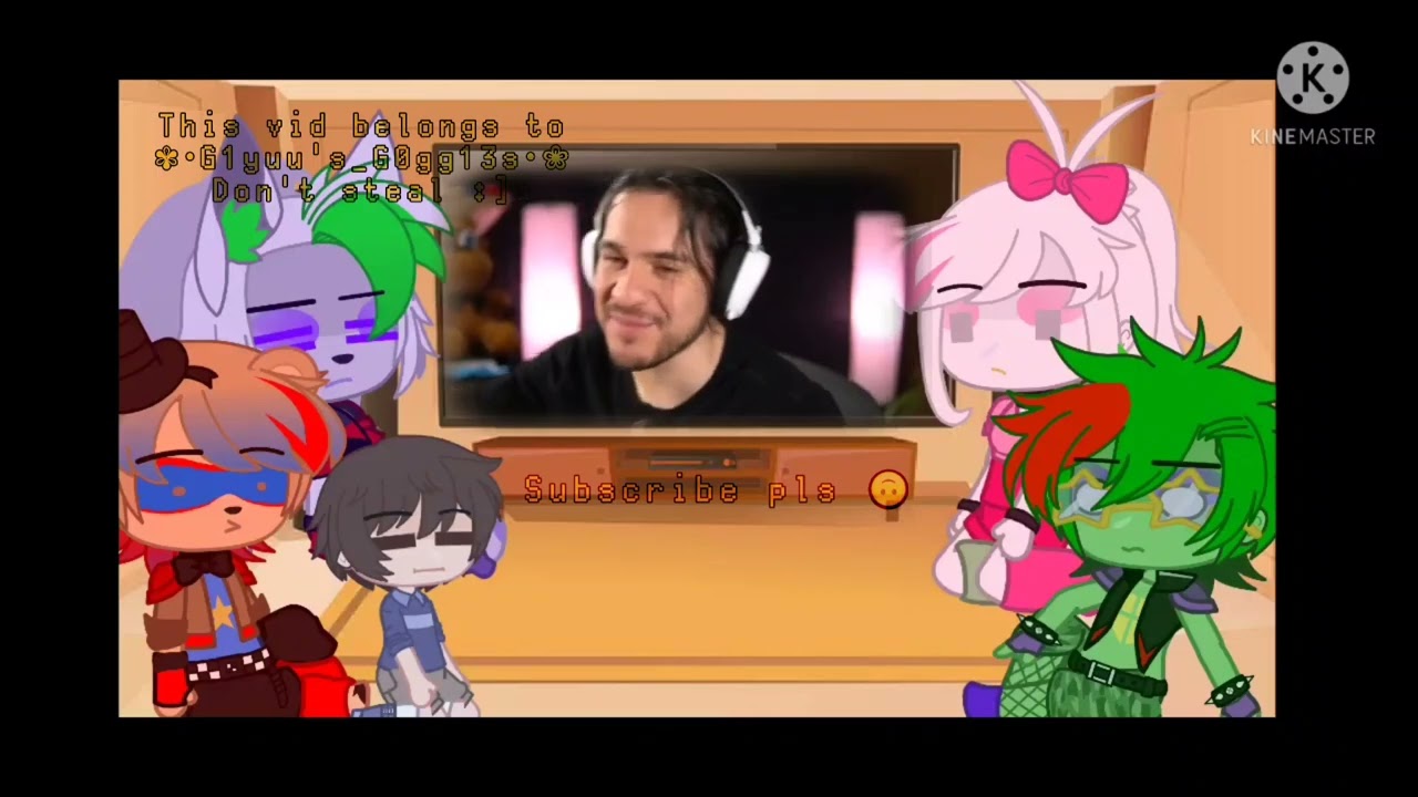 FNaF Security Breach react to EddieVR //Scrap video\\