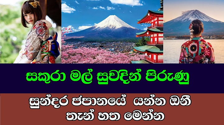 හැමෝම ආදරය කරන සුන්දර ජපානයේ යන්නම ඕනි ලස්සනම තැන් 07ක්- beautiful japan sinhala