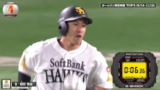 ホームランの滞空時間”最長”は!?【パーソル パ・リーグTV GREAT PLAYS presented by G-SHOCK】