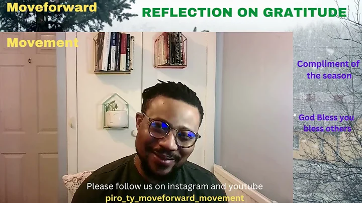 REFLECTION ON GRATITUDE
