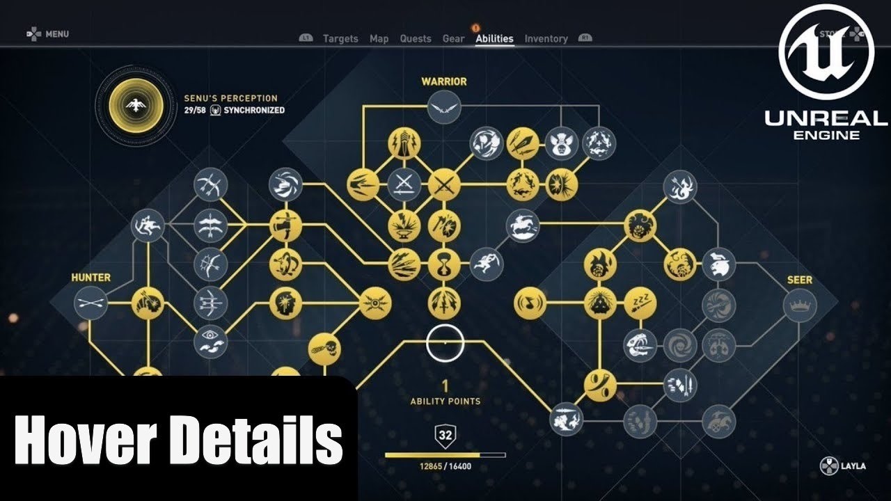 Unreal Engine 5 - Skill Tree System Part 4 - Skill Details Hover ...