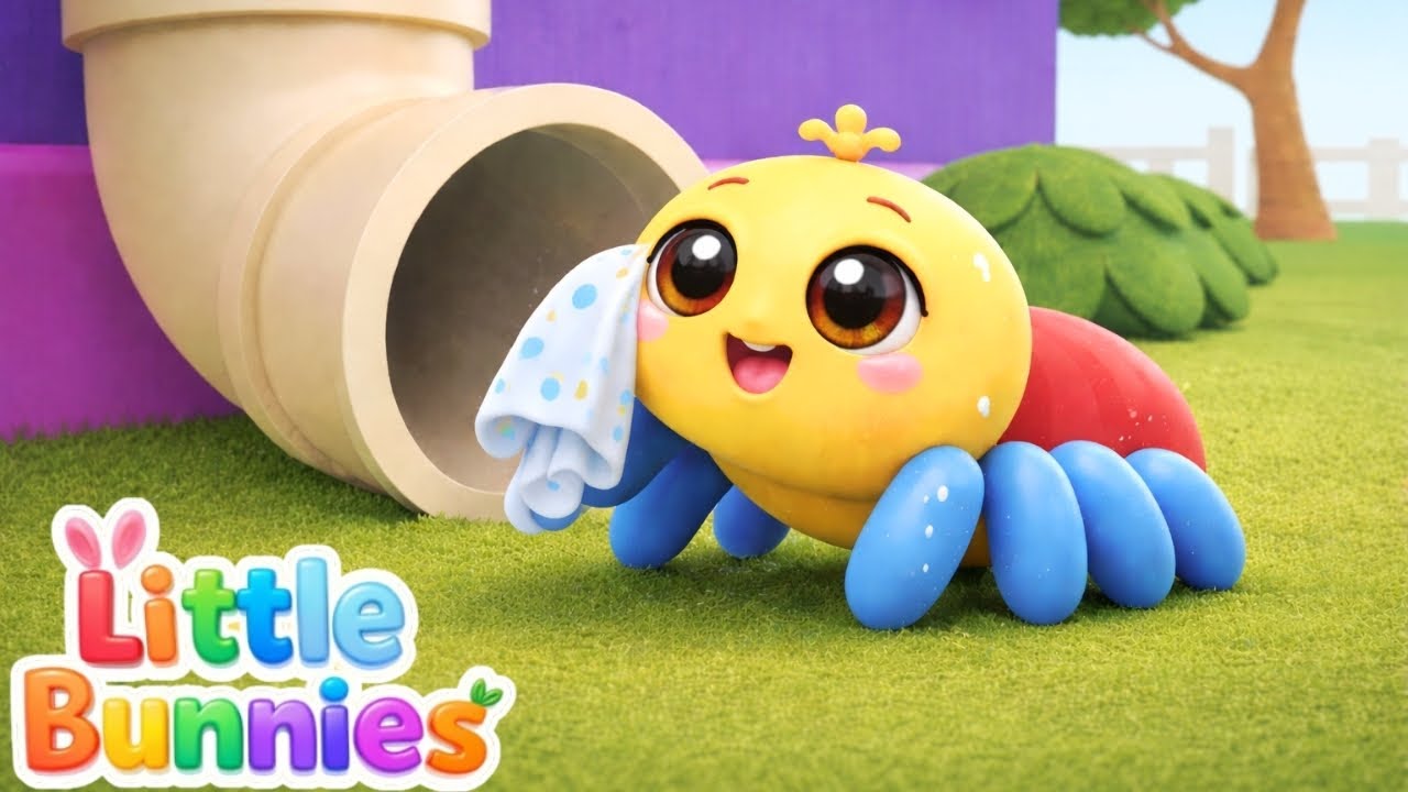 Itsy Bitsy Spider Song for Children | Preschool Song & Rhyme | Little Bunnies