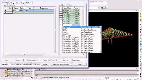 HD Midas Điều Chỉnh Nội Lực Cầu Dây Văng