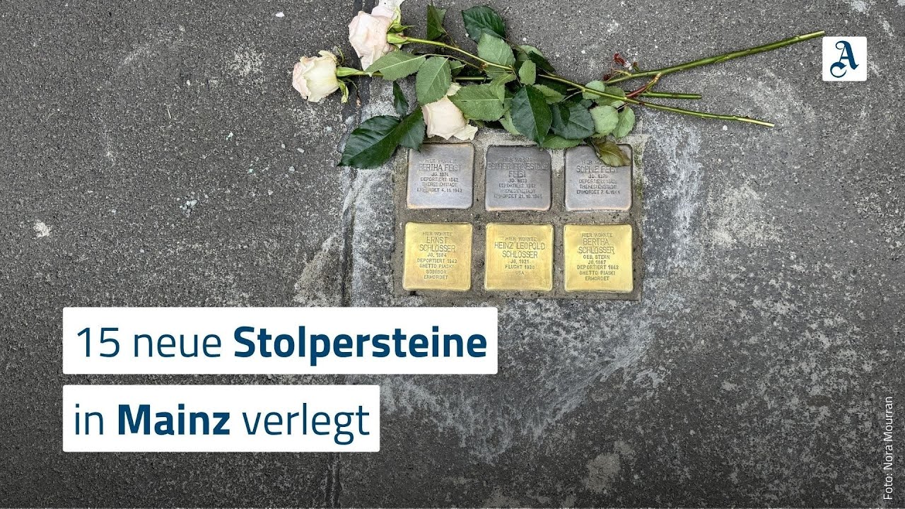 Neue Stolpersteine in Mainzer Neustadt verlegt