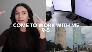 COME TO WORK WITH ME: 9-5 office manager day in the life in downtown tampa